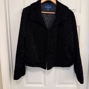 Like New Vintage Mackintosh of New England Faux Curly Lamb Fur Jacket